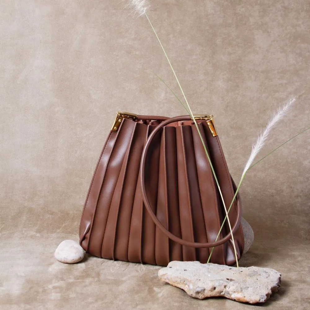 Carrie Chocolate Medium Shoulder Bag - FINAL SALE