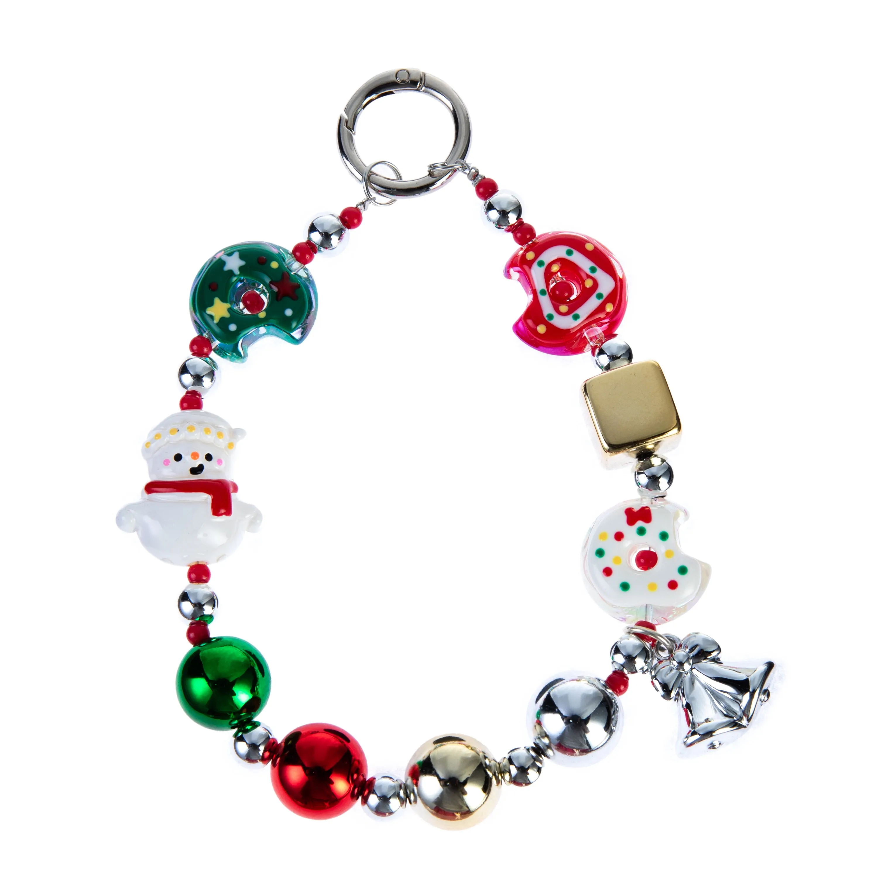 Festive Vibe Beaded Phone Charm