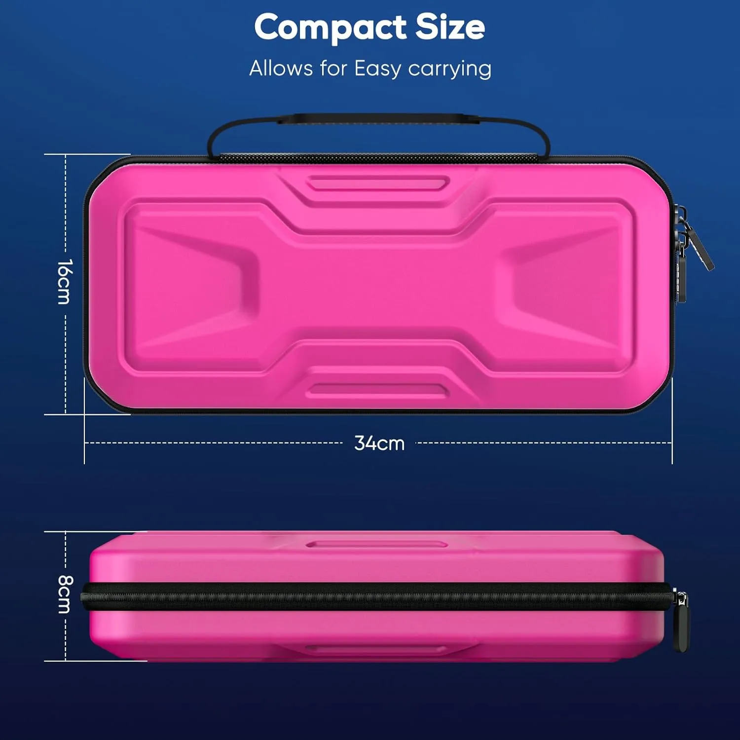 FYOUNG Carrying Case for PlayStation Portal, Protective Hard Shell Portable Travel Carry Handbag Full Protective Case Accessories for PlayStation Portal Remote Player