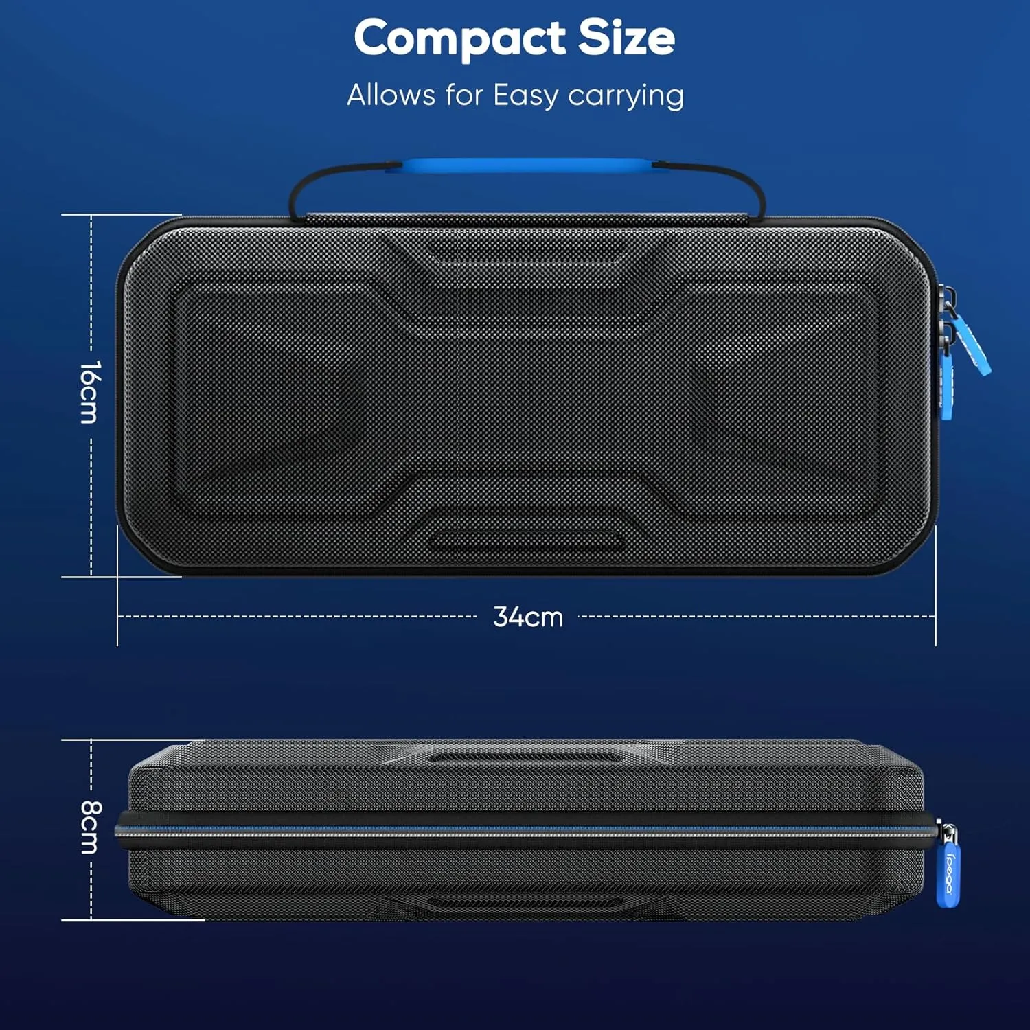 FYOUNG Carrying Case for PlayStation Portal, Protective Hard Shell Portable Travel Carry Handbag Full Protective Case Accessories for PlayStation Portal Remote Player