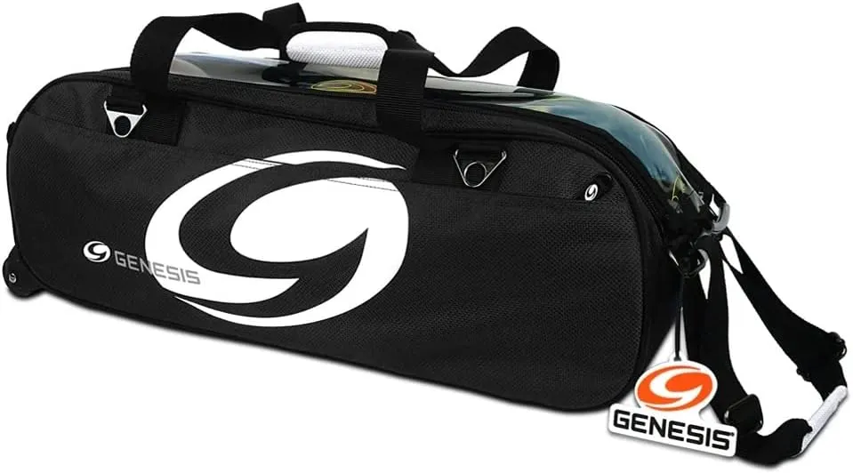Genesis Bowling Sport 3 ball tote roller - Black