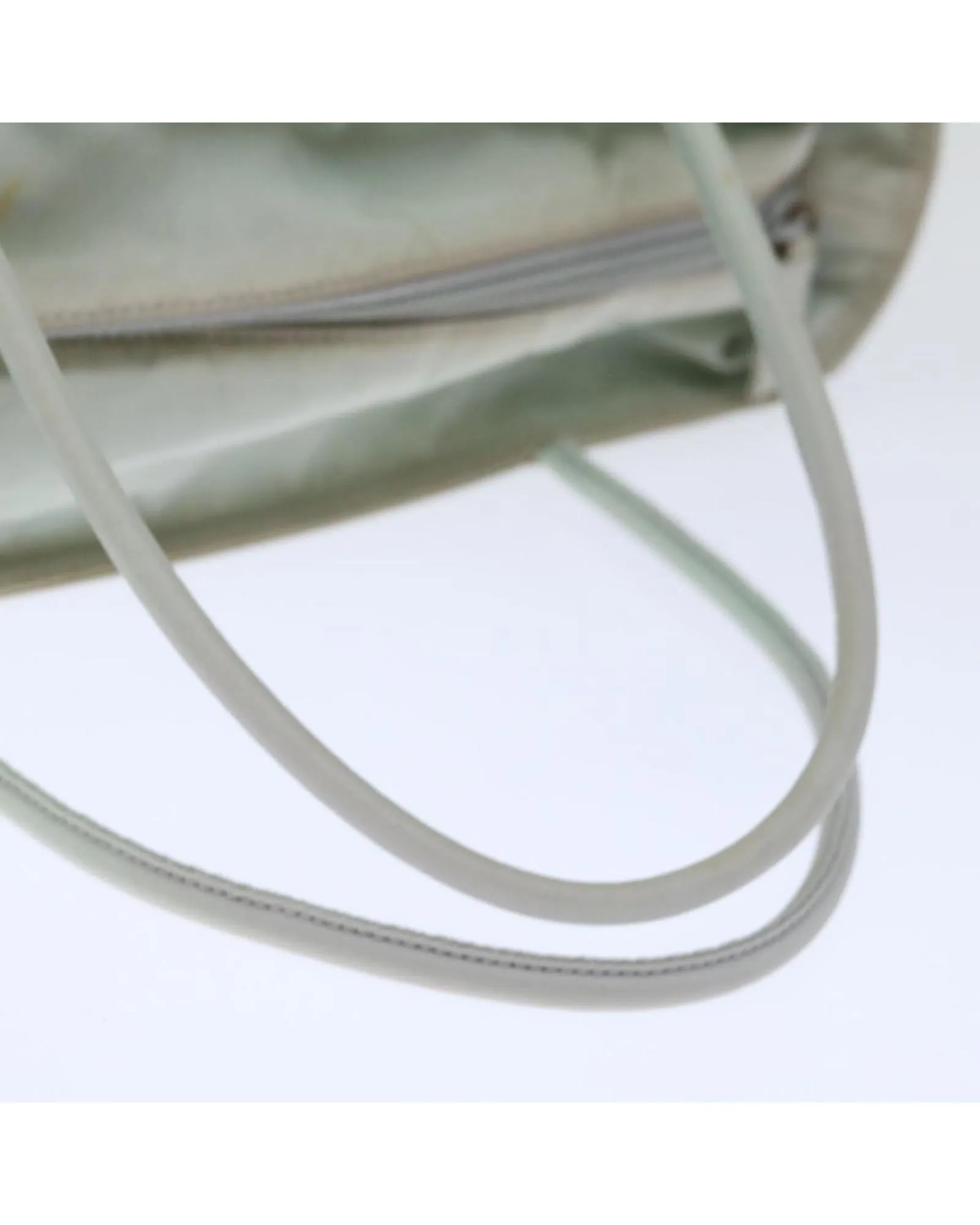 Gray Nylon Hand Bag with Guarantee Card - Made in Italy