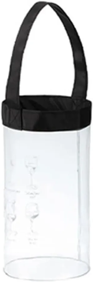 Ice Bucket Portable Ice Bucket PVC Transparent Chilling Cooler Ice Bags Ice Bucket Champagne Beer Liquor Ice-Cold Tool Beer Bottles