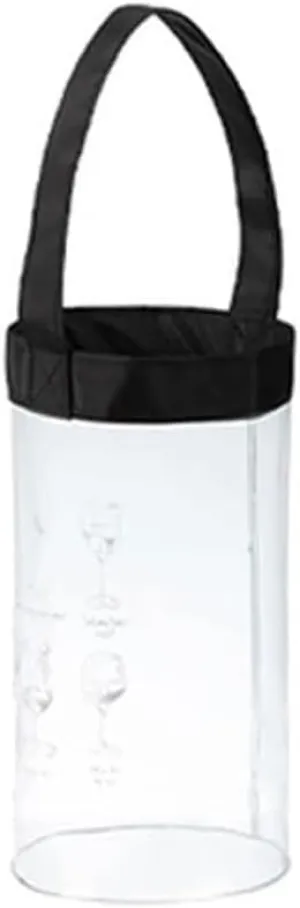 Ice Buckets Portable Ice Bucket PVC Transparent Chilling Cooler Ice Bags Ice Bucket Champagne Beer Liquor Ice-Cold Tool Bar