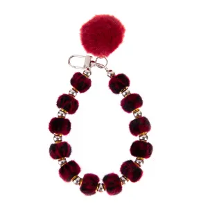 Leopard Beaded Phone Strap