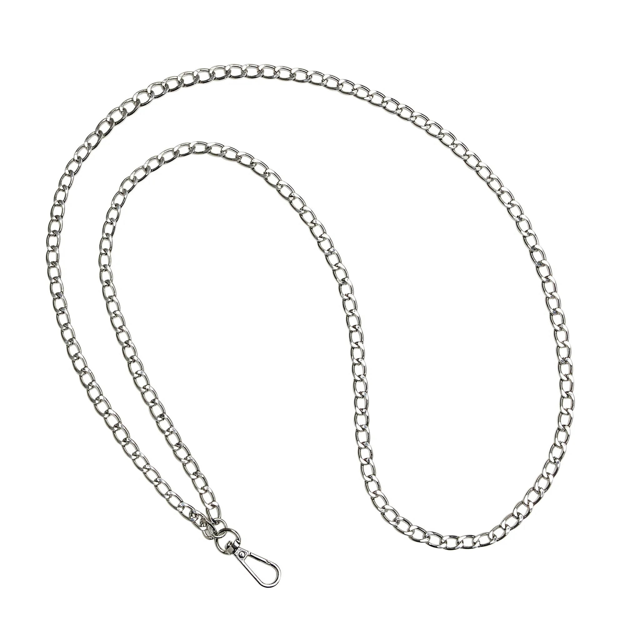 Metallic Chain Cross-body Strap