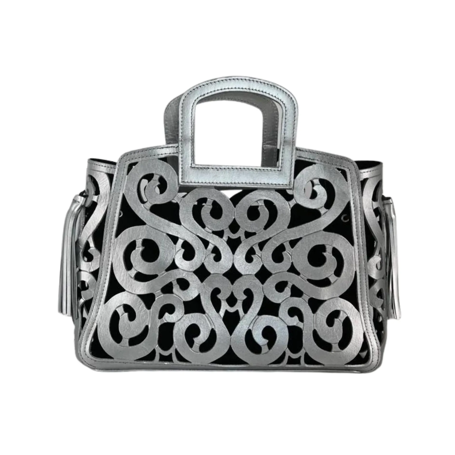 Musical Notes Leather Tote