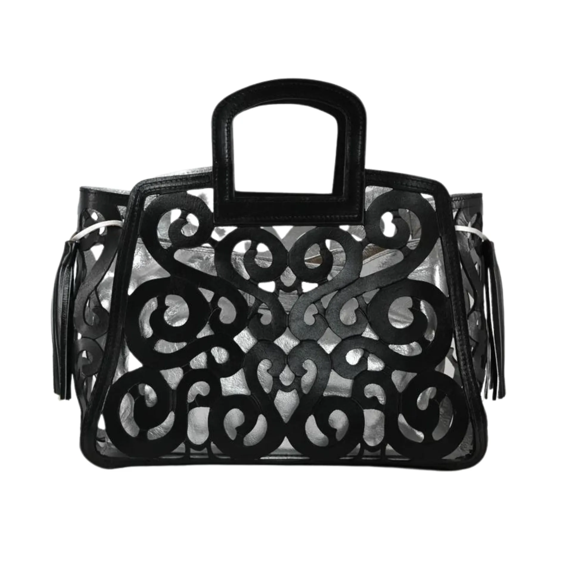 Musical Notes Leather Tote