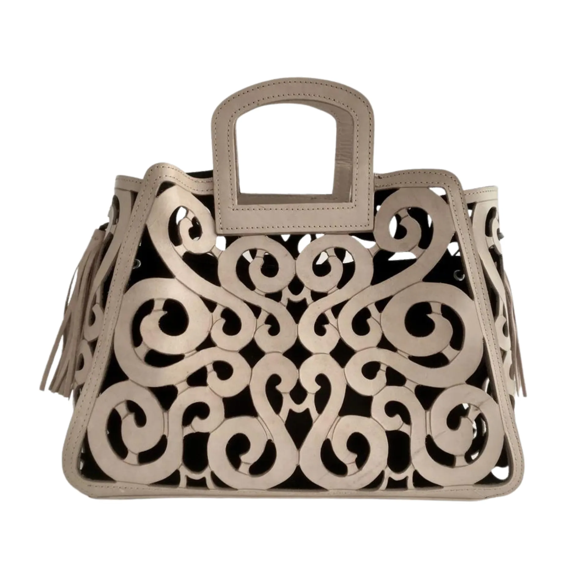 Musical Notes Leather Tote