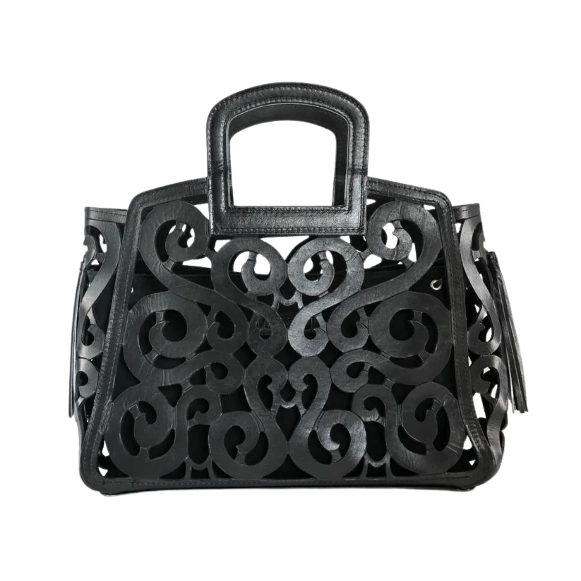 Musical Notes Leather Tote