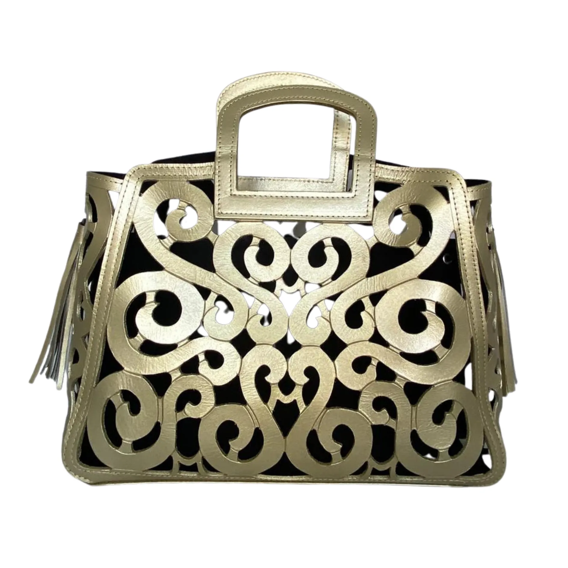Musical Notes Leather Tote
