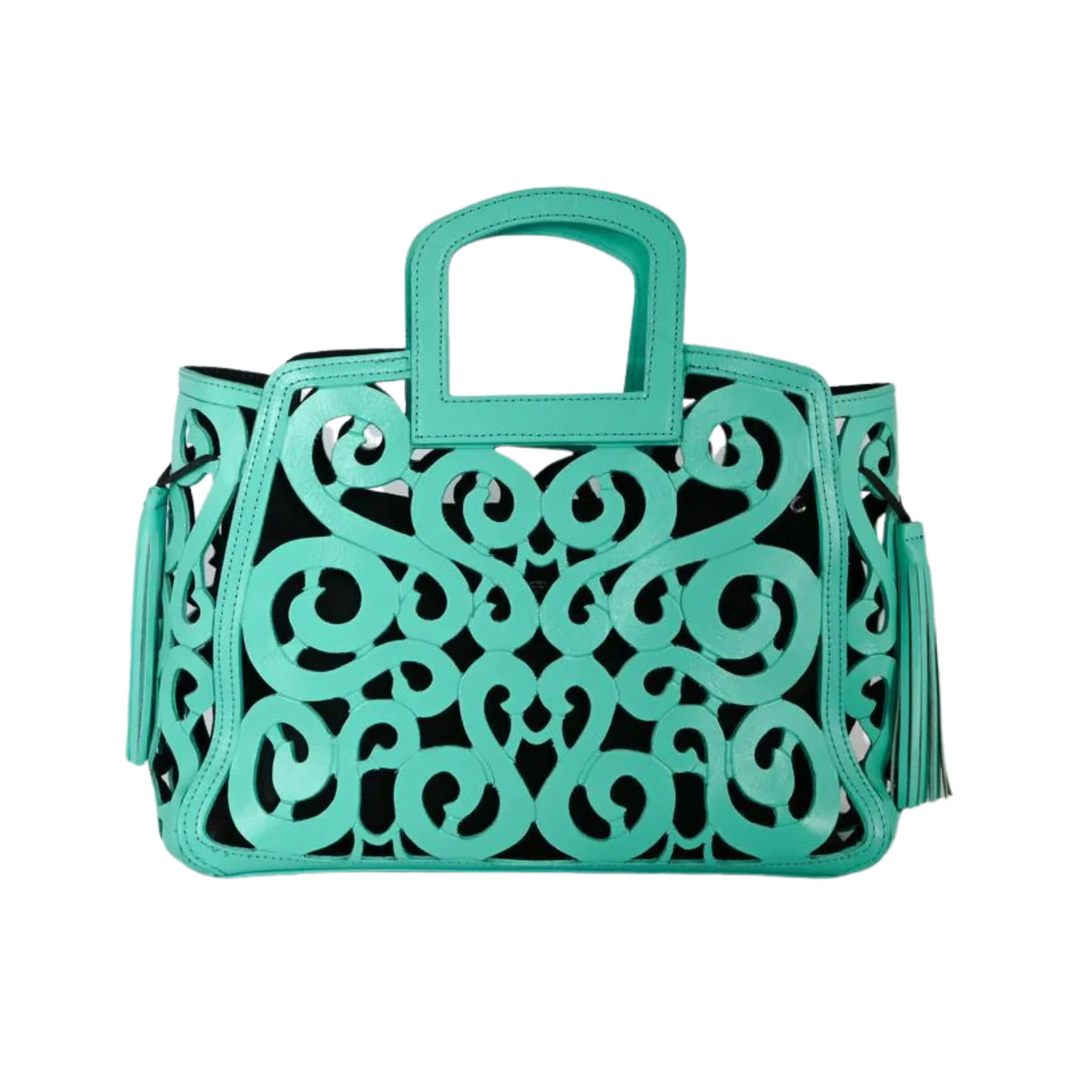 Musical Notes Leather Tote