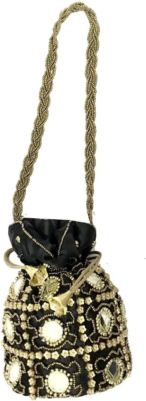 Purpledip Potli Bags Drawstring Purse (Potli02$)