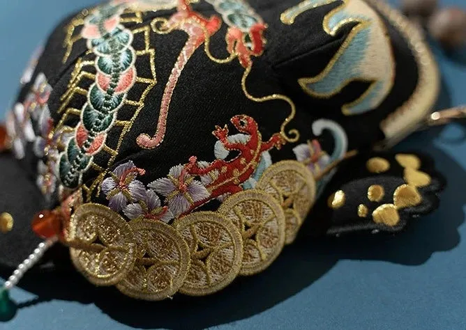 Qingwa 青蛙 Froggy Embroidered Mini Purse