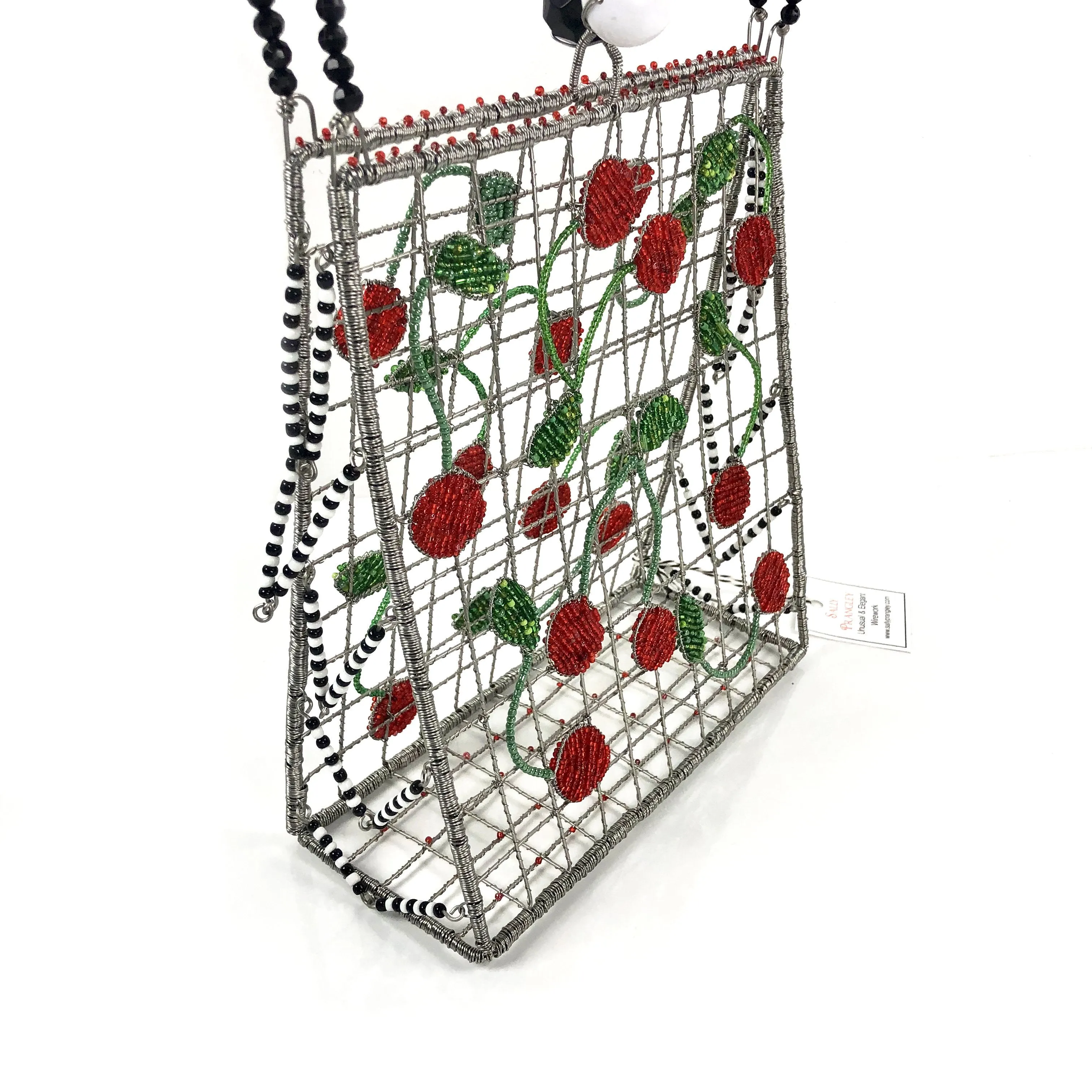 Sally Prangley Purse: Flying Cherries