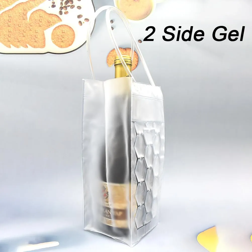 Wine Cooler Bag, Ice Bag for Wine Beer Bottle (2 Pack) Instant Cooling and Keeps Your Drink Cold Keep Cool and Chill Champagne Wine