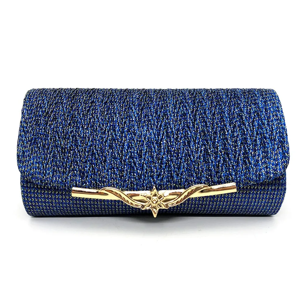 Women Banquet Glitter Clutch Chain Shoulder Bag